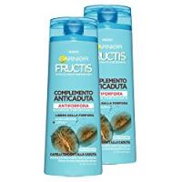 Garnier Fructis Shampoo Antiforfora Complemento Anticaduta per Capelli Tendenti alla Caduta - Confezione da 2 Unità