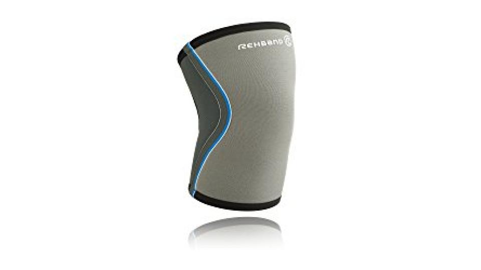 Rehband 7751 Ginocchiera da uomo, Grigio, L