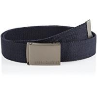 Urban Classics Canvas Belts, Cintura Unisex, Blu (Navy)