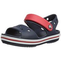 Crocs Crocband Sandalo K Ciabatte, Unisex Bambini, Blu (Navy/Red 485), 22-23