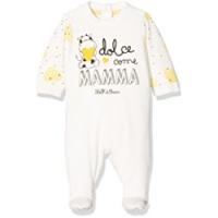 Chicco 9021500 Tutina, Bimbo 0-24, Multicolore (Bianco/Giallo), 56 (Taglia produttore:056)