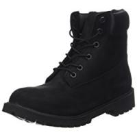 Timberland 6 In Classic Boot-6 In Premium Wp Boot, Stivaletti Unisex – Bambini, Nero (Black Nubuck)