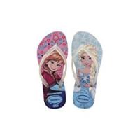 HavaianasKids Slim Frozen - Infradito Bambina, Multicolore (Mehrfarbig (Pearl Pink 6615)),25/26 EU (23/24 Brazilian)