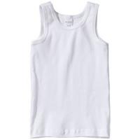 Schiesser - Canottiera, senza maniche, bambino, Bianco (Weiß (100-weiss))