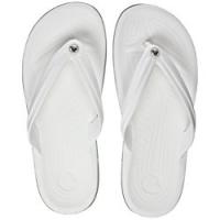 Crocs Crocband Flip 11033, Infradito Unisex - Adulto, Bianco, 37/38 EU