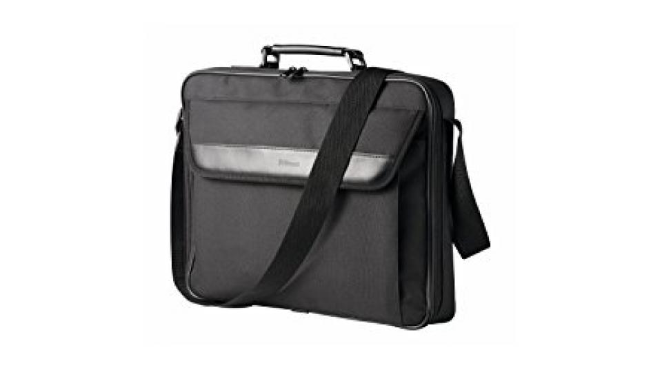 Trust Atlanta Borsa per Portatile, Fino a 15-16 Pollici, Nero