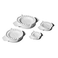 Ibili 707700, set 4pz, stampi per dolci in plastica, colore: bianco