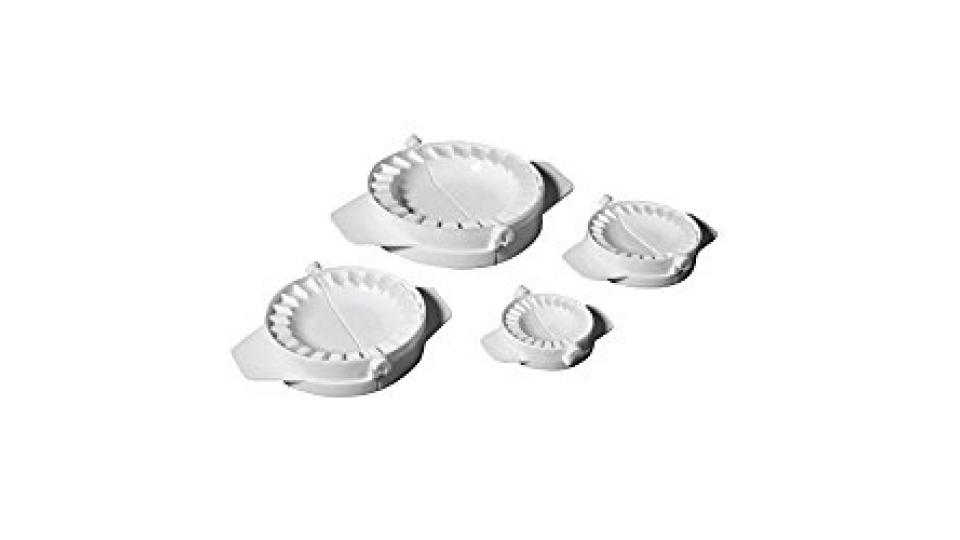 Ibili 707700, set 4pz, stampi per dolci in plastica, colore: bianco