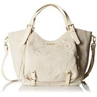 Desigual Bols Caliope Rotterdam 18SAXPGY, Borsa a Spalla Donna, 30x15x31 cm, Beige (Marfil)