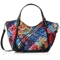 Desigual Bols_rotterdam Transflores. 3147. U - Donna, Rosso (Carmin), 15x24.50x24 cm (b x h t)