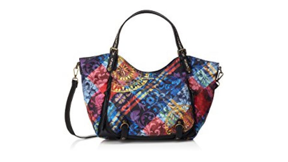 Desigual Bols_rotterdam Transflores. 3147. U - Donna, Rosso (Carmin), 15x24.50x24 cm (b x h t)