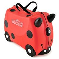 Trunki Harley Ladybug Valigia per bambini, Rosso Coccinella