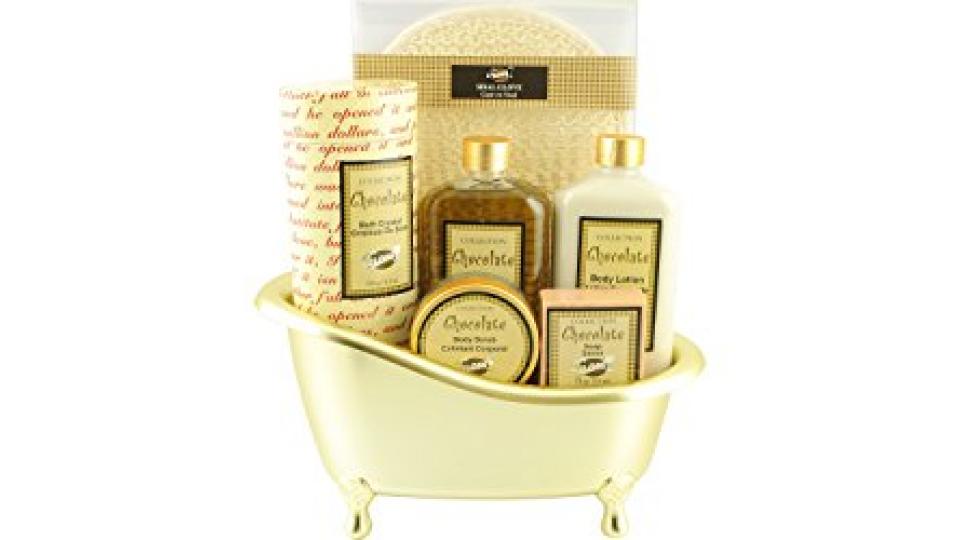 Gloss, Set di prodotti da bagno al cioccolato, in cofanetto regalo