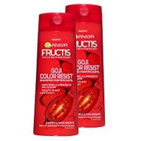 Garnier Fructis Shampoo Capelli Colorati Color Resist con Bacche di Acai, senza Parabeni - Confezione da 2 Unità