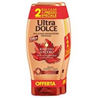 Garnier Ultra Dolce Balsamo Rimedio d'Acero con Olio di Mandorle, Rivitalizza e Ripara i Capelli Danneggiati, Senza Parabeni, 250 ml [Confezione da 2]