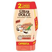 Garnier Ultra Dolce Balsamo al Latte di Vaniglia e Popa di Papaya per Capelli Lunghi e Punte Fragili, Senza Parabeni, 250 ml [Confezione da 2]