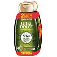 Garnier Ultra Dolce Shampoo Nutriente Oliva Mitica per Capelli Inarididi e Sensibilizzati, Senza Parabeni, con Estratti Naturali, 300 ml [Confezione da 2]