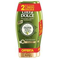 Garnier Ultra Dolce Balsamo Nutriente Oliva Mitica all'Olio di Oliva Vergine per Capelli Inariditi, Senza Parabeni, 250 ml [Confezione da 2]