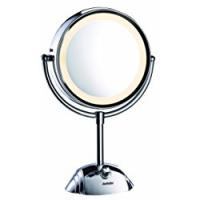 BaByliss 8438E Specchio Luminoso, Circolare, Double Face Ingrandimento 1x/8x