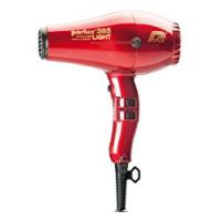Parlux 385 Asciugacapelli Powerlight, con dispositivo IONIC & CERAMIC, Rosso