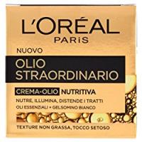 L'Oréal Paris Olio Straordinario Crema Viso-Olio Nutriente Giorno, Pelli Secche e Sensibili