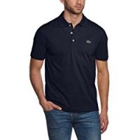 Lacoste L1230, T-Shirt Polo Uomo, Blu (Marine), Large (Taglia Produttore : 5)