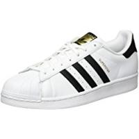 adidas Superstar Foundation, Scarpe da Ginnastica Basse Unisex - Adulto, Bianco (Ftwr White/Core Black/Ftwr White)