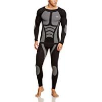 Ultrasport intimo da uomo funzionale per sci e altri sport Tide - Seamless, Nero, L/XL