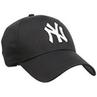New Era - MLB Basic NY Yankees 9Forty Adjustable, Baseball beretto da uomo, nero (black), única