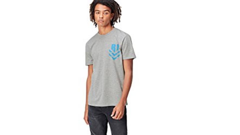 FIND T-shirt Star Wars 'Rogue One' Uomo, Avorio (Ecru), Large
