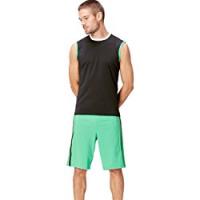 Activewear Canotta Senza Maniche Uomo, Nero (Black/White/Apple Green), Large