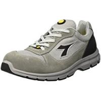 Diadora Run Textile ESD Low S1P Scarpe da lavoro, Unisex adulto, SRC, Grigio (Grigio Castello/Grigio Alluminio), 43 EU (9 UK)
