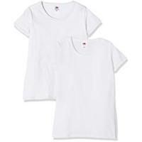 Fruit of the Loom model_name, Top Donna, Bianco (White), L