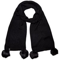 Twin Set AA7P3C Sciarpa, Donna, Nero, One Size (Taglia produttore:T/U)