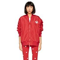 Nicopanda Club Bomber, Bomber Unisex - Adulto, Rosso (Red), X-Large