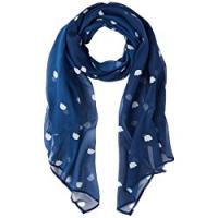 Nicopanda Polka-Dot Scarf, Sciarpa Unisex - Adulto, Blu (Navy), Taglia unica