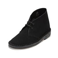 Clarks Originals Stivali Desert Boot, Donna, nero (black), 37