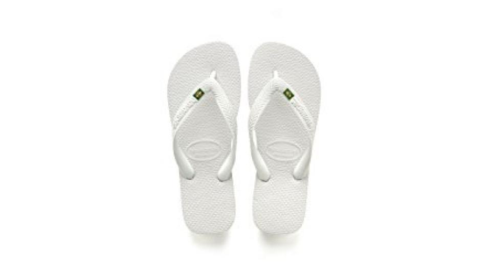 Havaianas Brasil 4000032, Infradito Unisex - Adulto, Bianco (Brasil White), 37/38 EU (35/36 Brazilian)