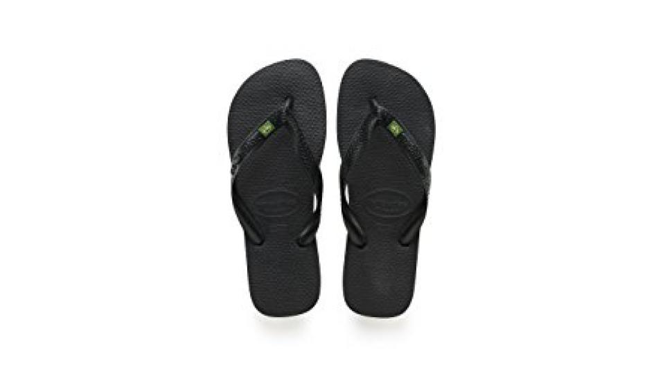 Havaianas Brasil, Infradito Unisex - Adulto, Nero (Black 0090), 47/48 EU (45/46 Brasiliano)