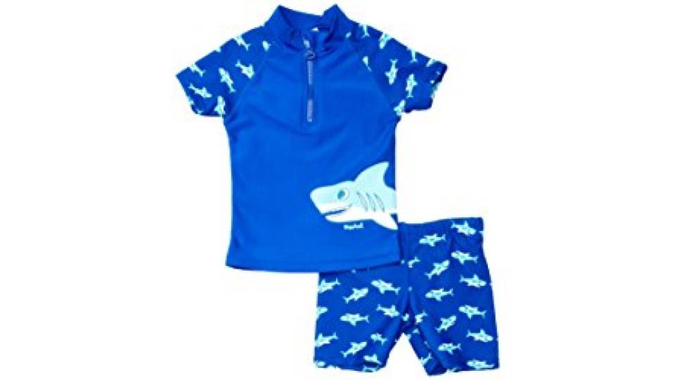 Playshoes - Completo, bambino, Blu (Blau (original)), 74/80 cm
