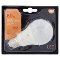 LAMPADINA LED BULBO SMERIGLIATA 60W E27 2700K U!