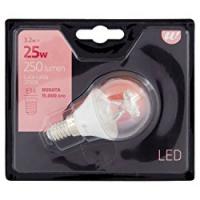 LAMPADINA LED SFERA CHIARA 25W E14 2700K U!