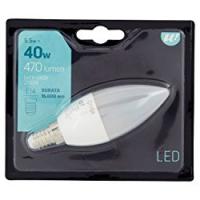LAMPADINA LED OLIVA SMERIGLIATA 40W E14 2700K U!