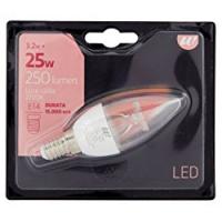 LAMPADINA LED OLIVA CHIARA 25W E14 2700K U!