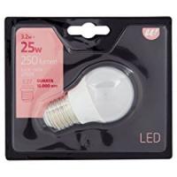 LAMPADINA LED SFERA SMERIGLIATA 25W E27 2700K U!