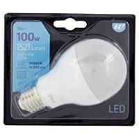 LAMPADINA LED BULBO SMERIGLIATA 100W E27 2700K U!