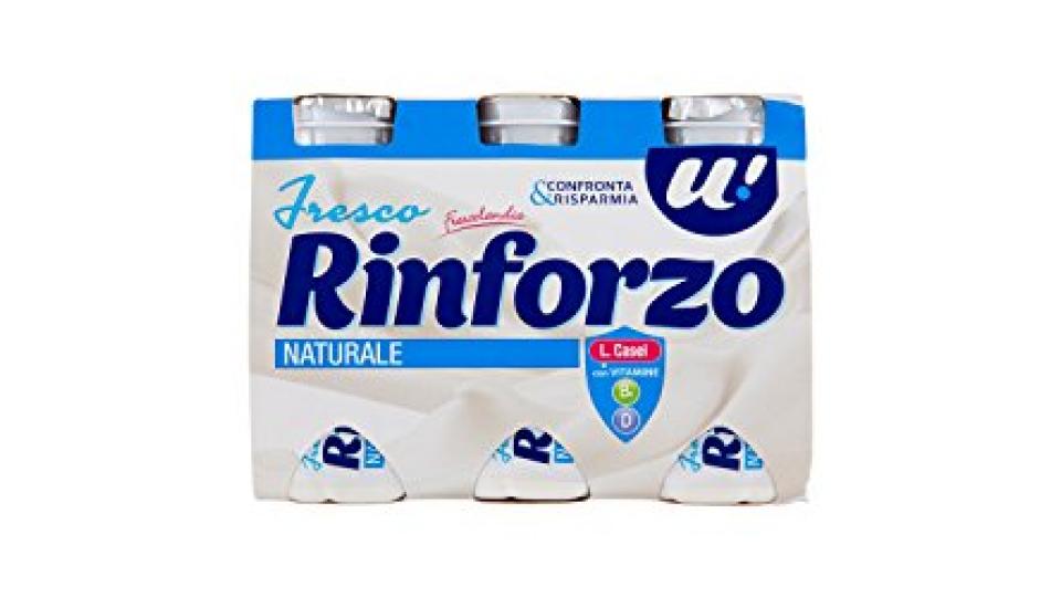 FRESCO RINFORZO NATURALE L. Casei, Vitamina D, Vitamina B6 U! Confronta&Risparmia, 6x100ml