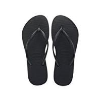 Havaianas Slim, Infradito da Donna, Nero (Black 0090), 41/42 EU (39/40 Brazilian)
