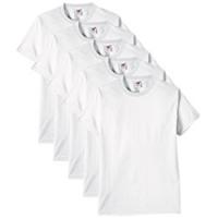 Fruit of the Loom 61-212 Heavy Cotton Tee Maglietta da Uomo, pacco da 5 pezzi, Bianco (Weiß)