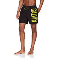 Calvin Klein Medium Drawstring, Costume da Bagno Uomo, Nero (Black 150-001), Small